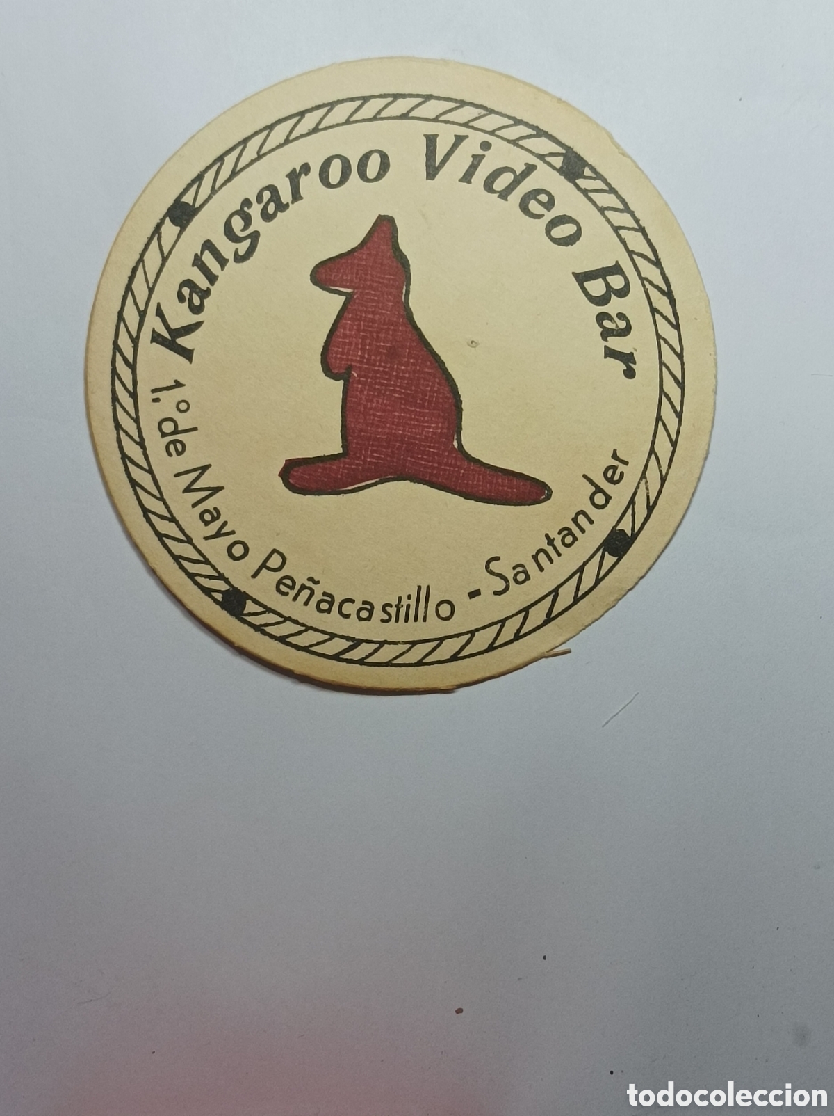 Vintage: KANGAROO VIDEO BAR. SANTANDER. POSAVASOS. - Foto 1
