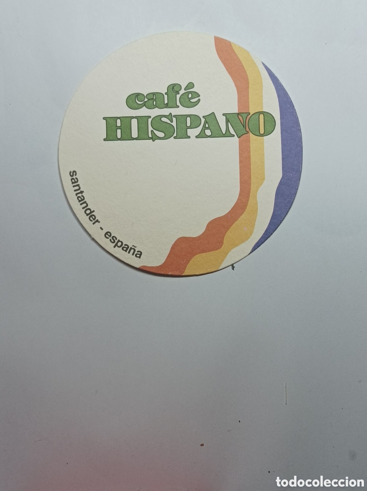 Vintage: CAFE HISPANO. SANTANDER. POSAVASOS. - Foto 1