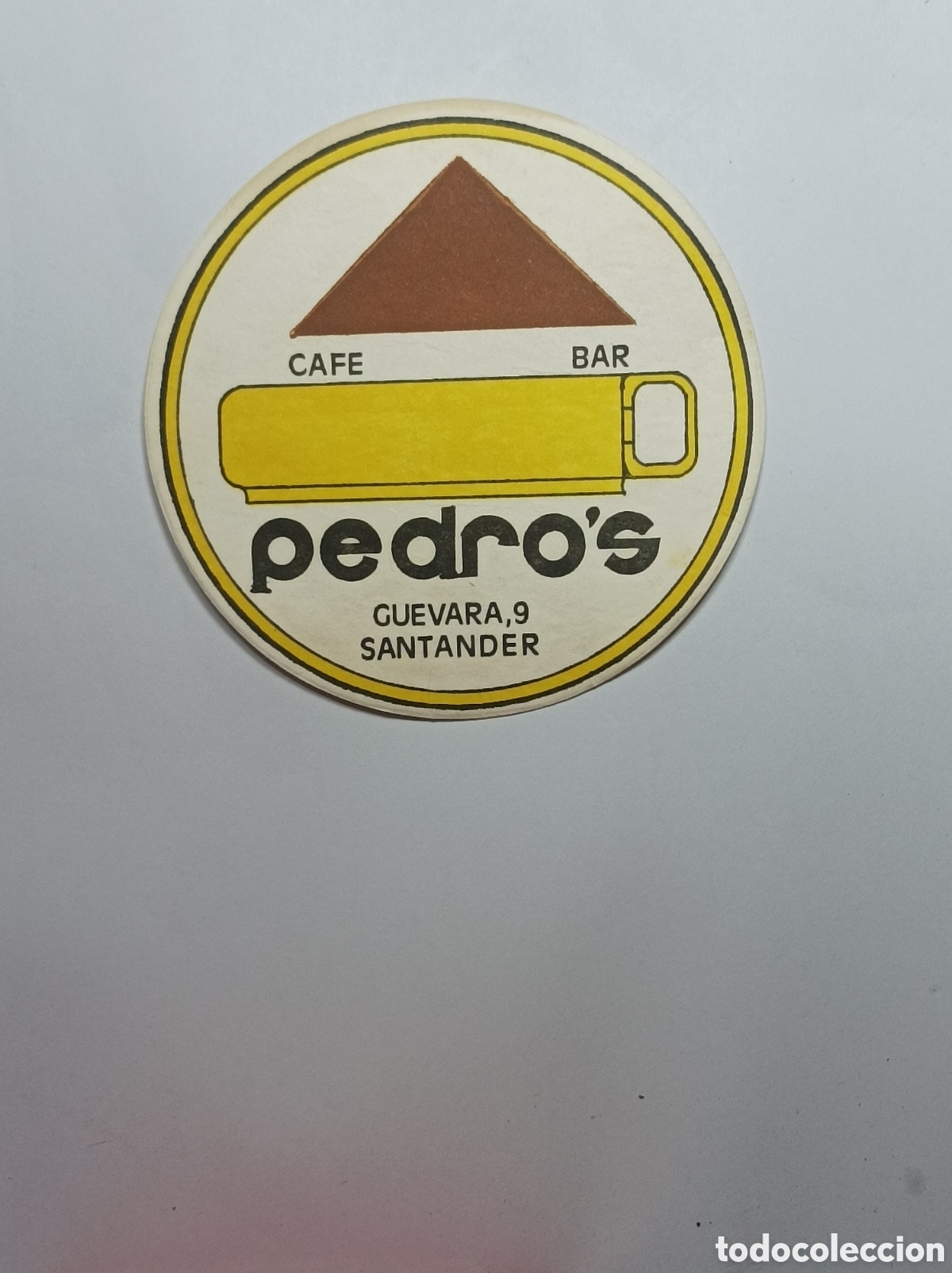 Vintage: PEDROS CAFE BAR. SANTANDER. POSAVASOS. - Foto 1