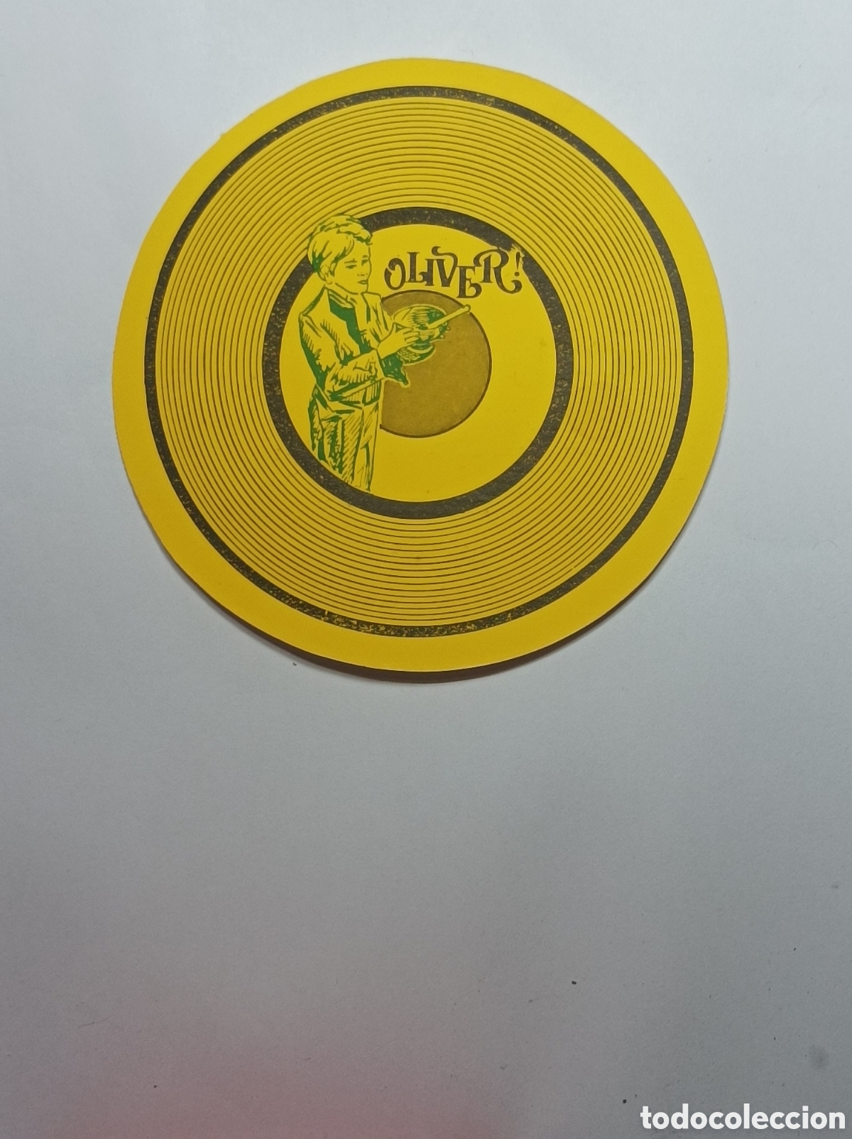 Vintage: DISCOS OLIVER. SANTANDER. POSAVASOS. - Foto 1