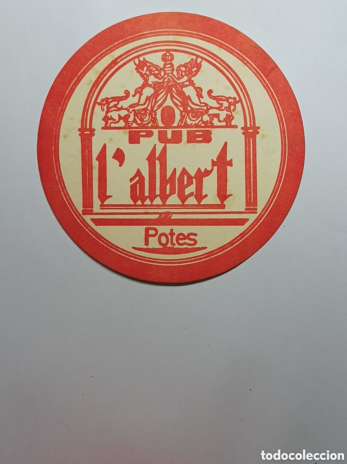 Vintage: PUB LALBERT. POTES. POSAVASOS. - Foto 1