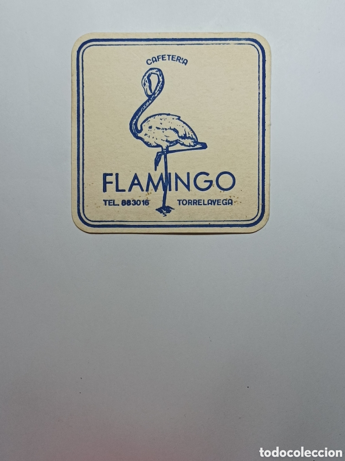 Vintage: FLAMINGO CAFETER&Iacute;A. TORRELAVEGA. POSAVASOS. - Foto 1