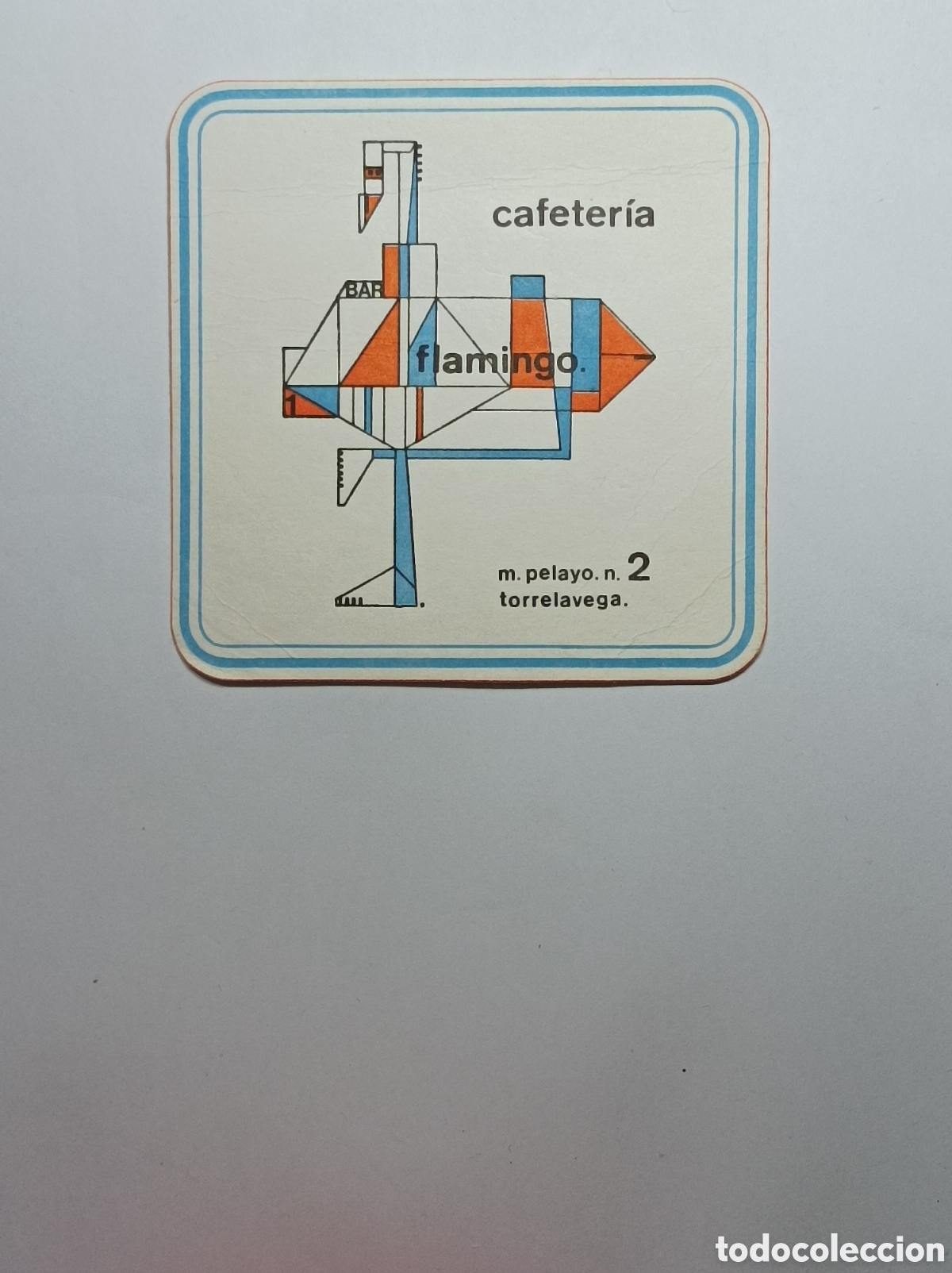Vintage: FLAMINGO CAFETER&Iacute;A. TORRELAVEGA. POSAVASOS. - Foto 1