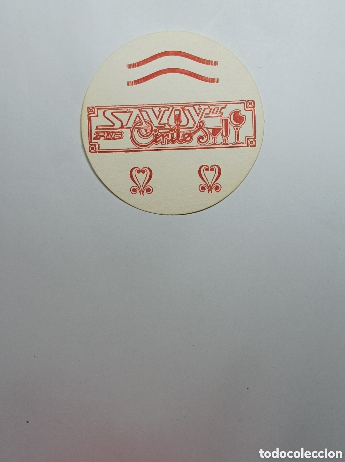 Vintage: SAVOY II PUB CIRILOS. POSAVASOS. - Foto 1
