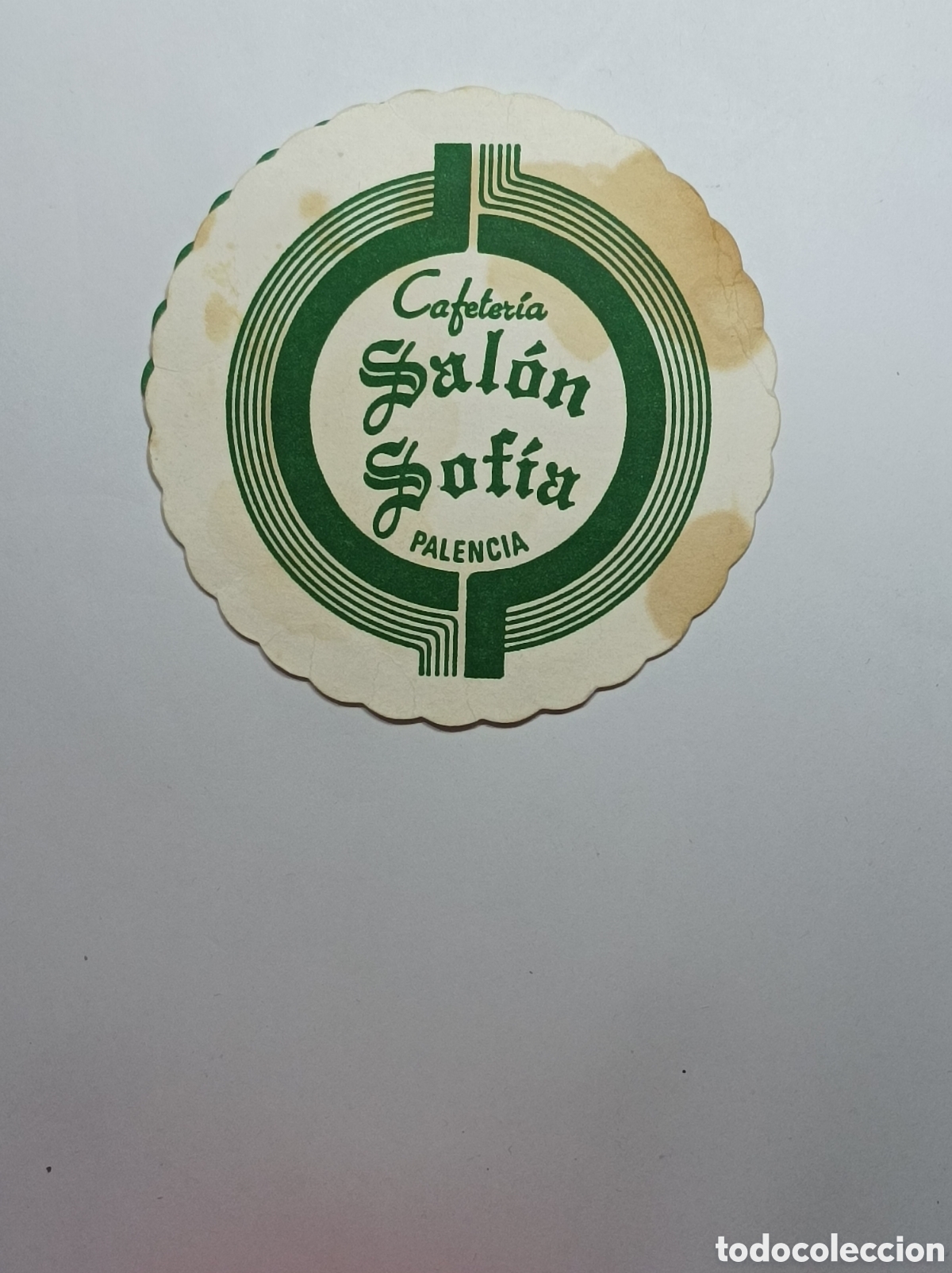 Vintage: SALON SOF&Iacute;A CAFETER&Iacute;A. PALENCIA. POSAVASOS. - Foto 1