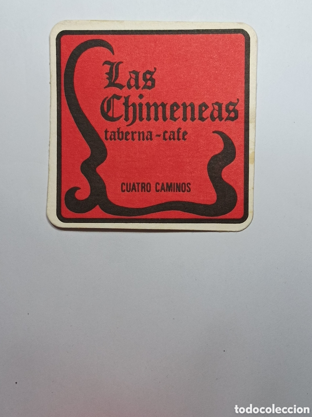 Vintage: LAS CHIMENEAS TABERNA CAFE. SANTANDER. POSAVASOS. - Foto 1