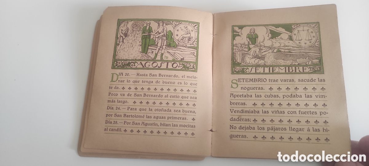 Vintage: Libro de horas. El a&ntilde;o en refranes - Foto 6