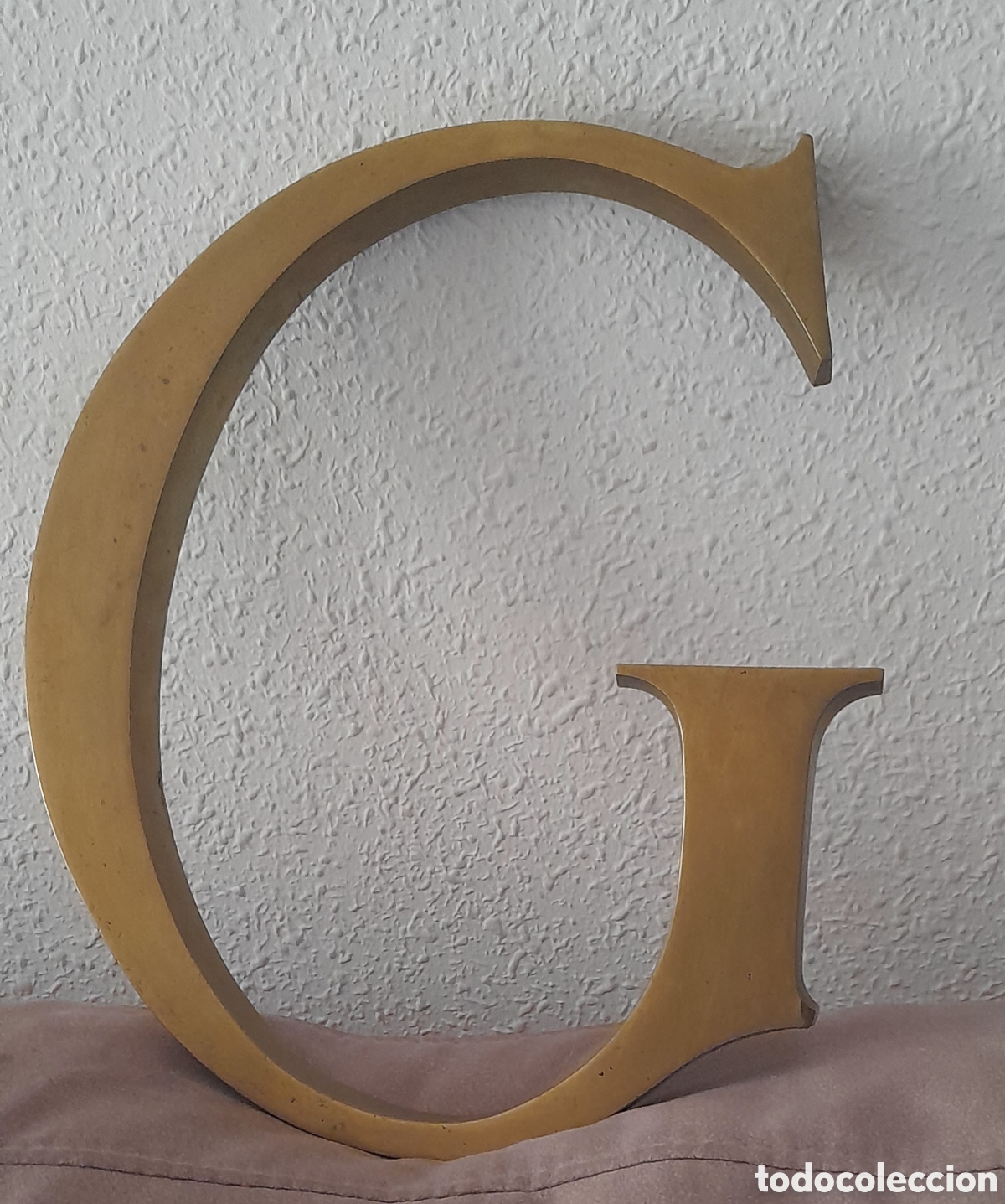 Vintage: Letra bronce G GRAN TAMA&Ntilde;O - Foto 2