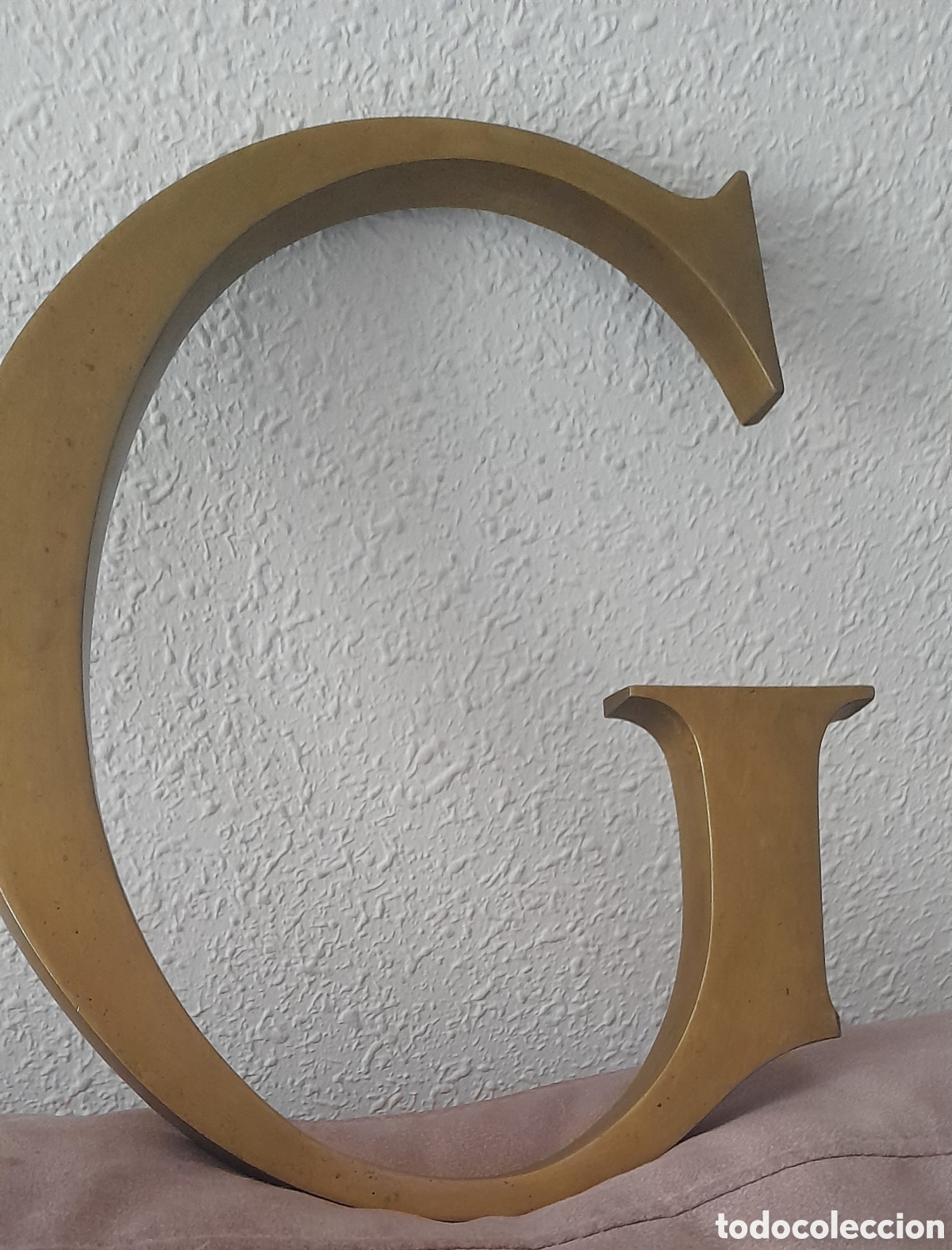 Vintage: Letra bronce G GRAN TAMA&Ntilde;O - Foto 3
