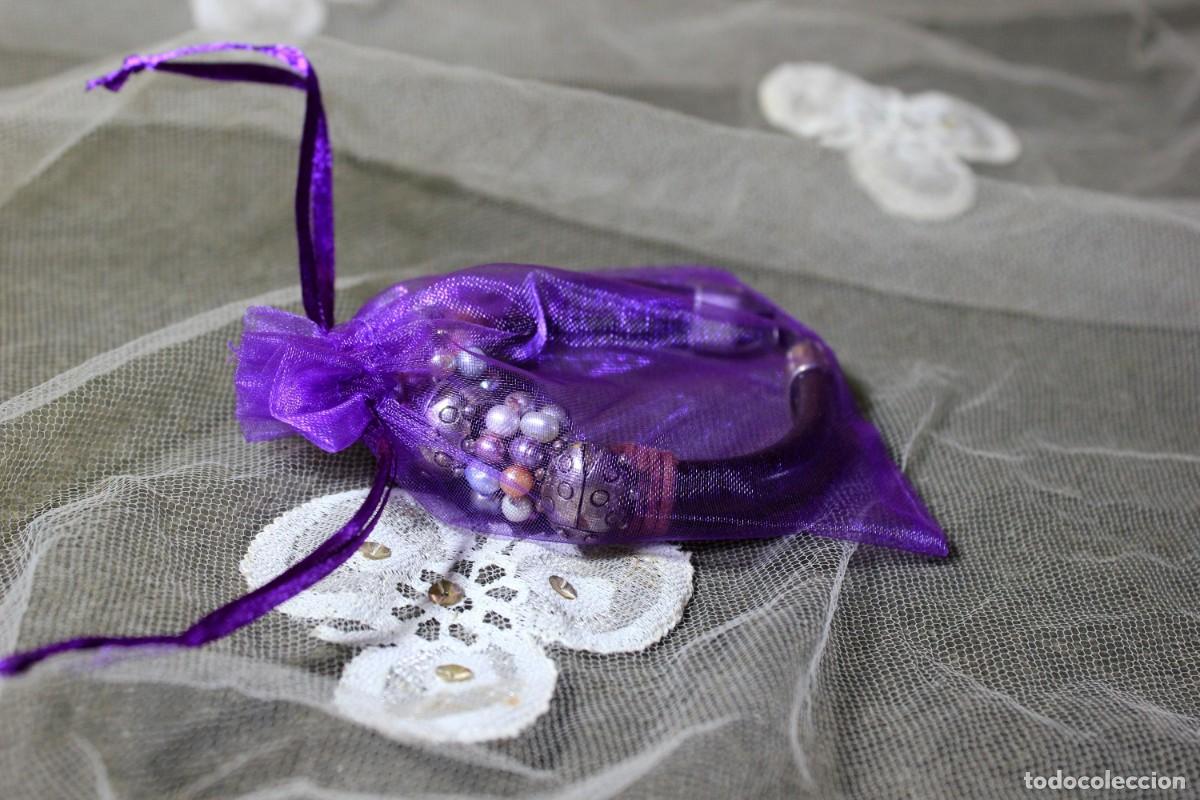 Vintage: Pulsera de Cuero, Pulsera con perlas, Pulsera Boho - Foto 10