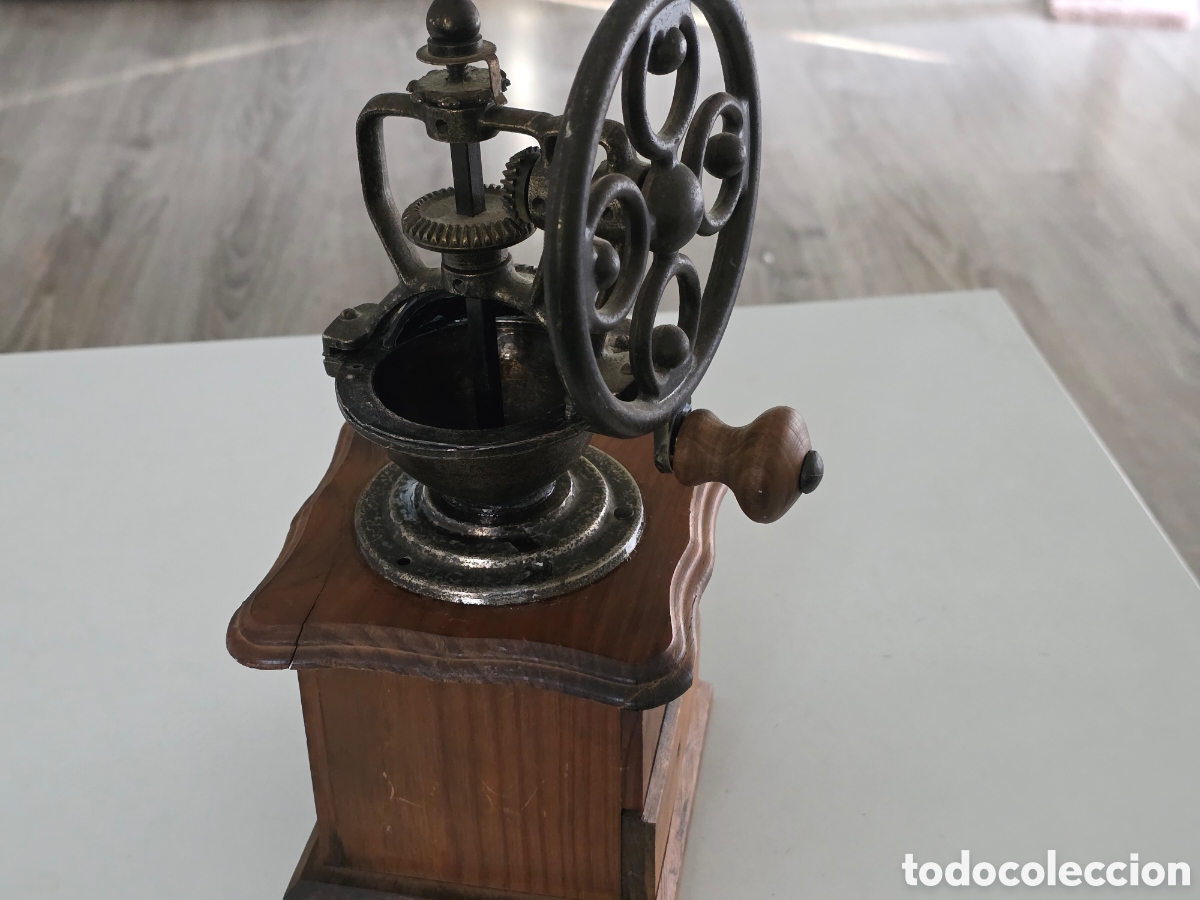 Vintage: Molinillo Caf&eacute; Vintage Madera y Metal - Foto 3