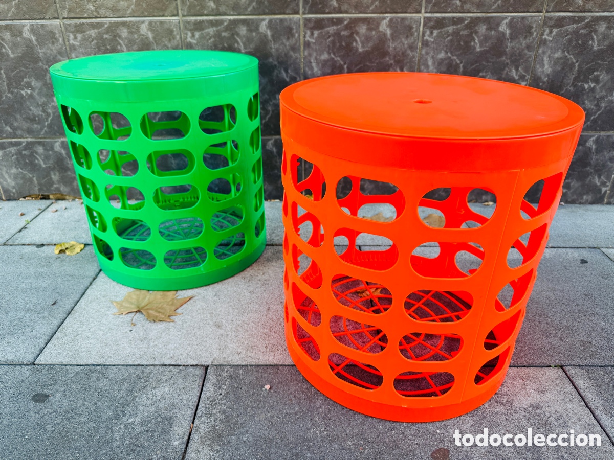 Vintage: Otto Storage Stool Retro Vintage Pop Design 40 cm - Foto 2