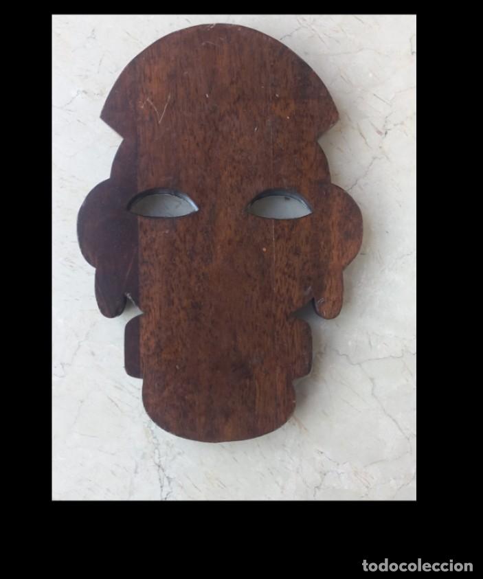 Vintage: Talla Africana Madera y Aluminio - Foto 3