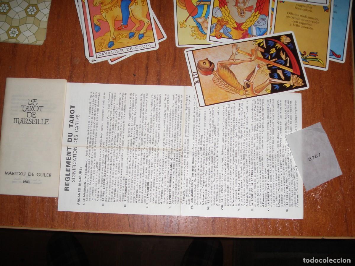 Vintage: TAROT DE MARSELLA LE TAROT DE MARSEILLE - Foto 4