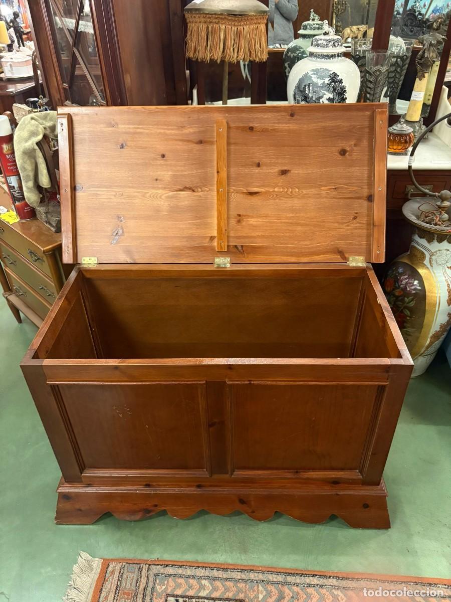 Vintage: Ba&uacute;l de Madera de Pino - Foto 7