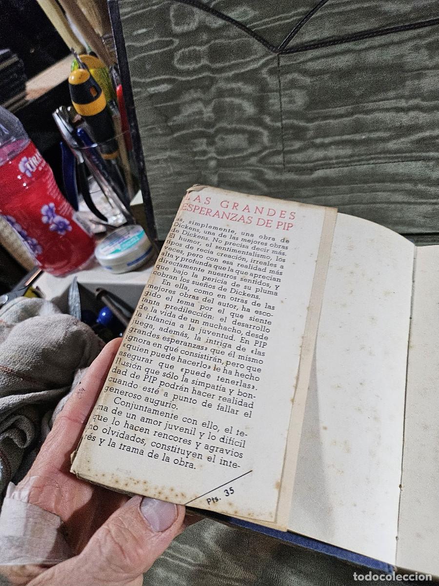 Vintage: libro las grandes esperanza de pip - Foto 3
