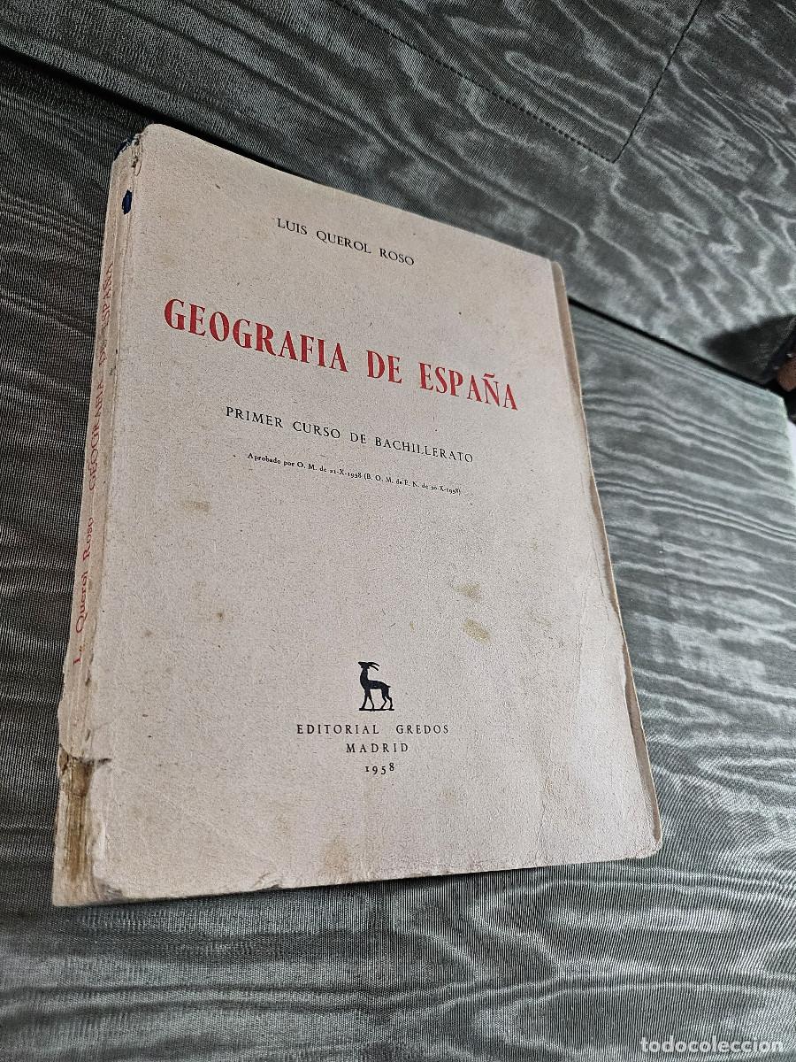Vintage: libro geografia espa&ntilde;ola - Foto 1
