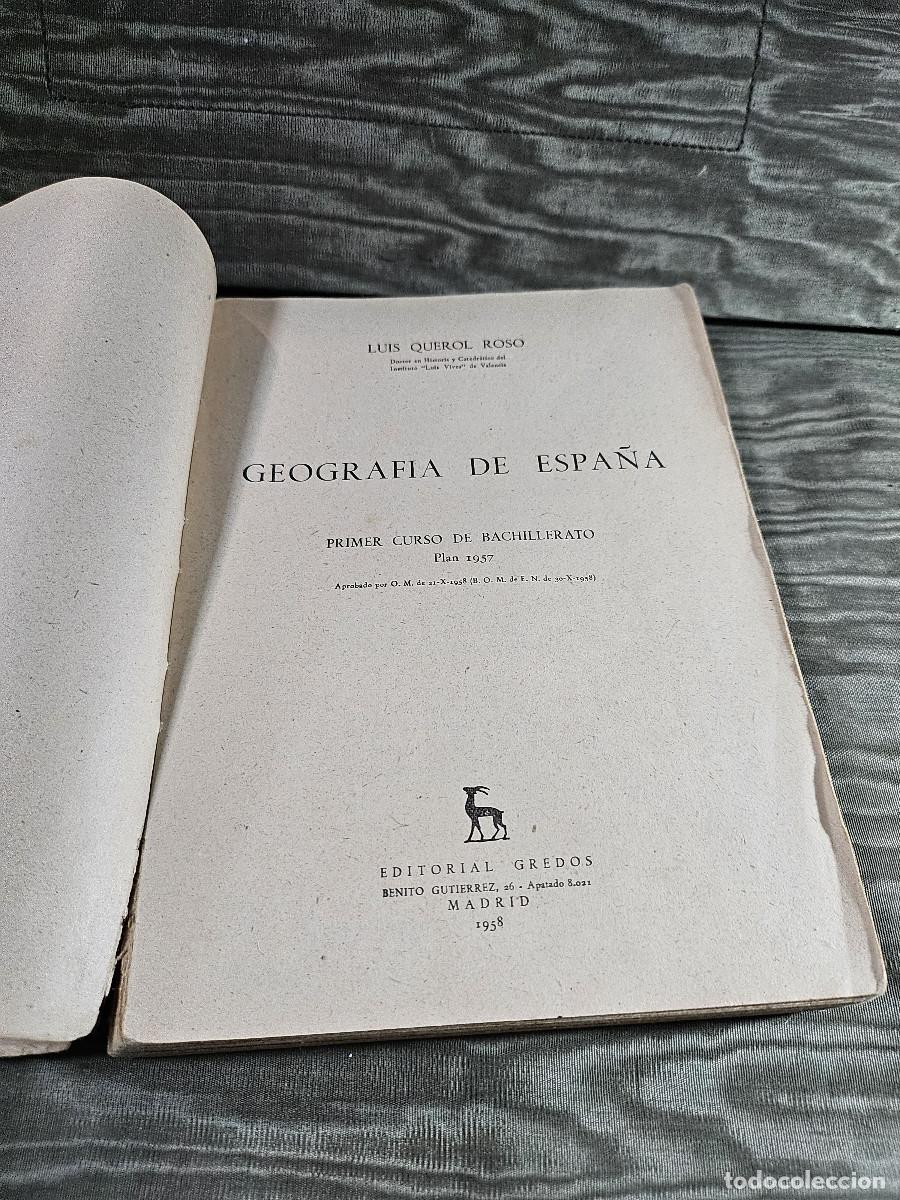 Vintage: libro geografia espa&ntilde;ola - Foto 2