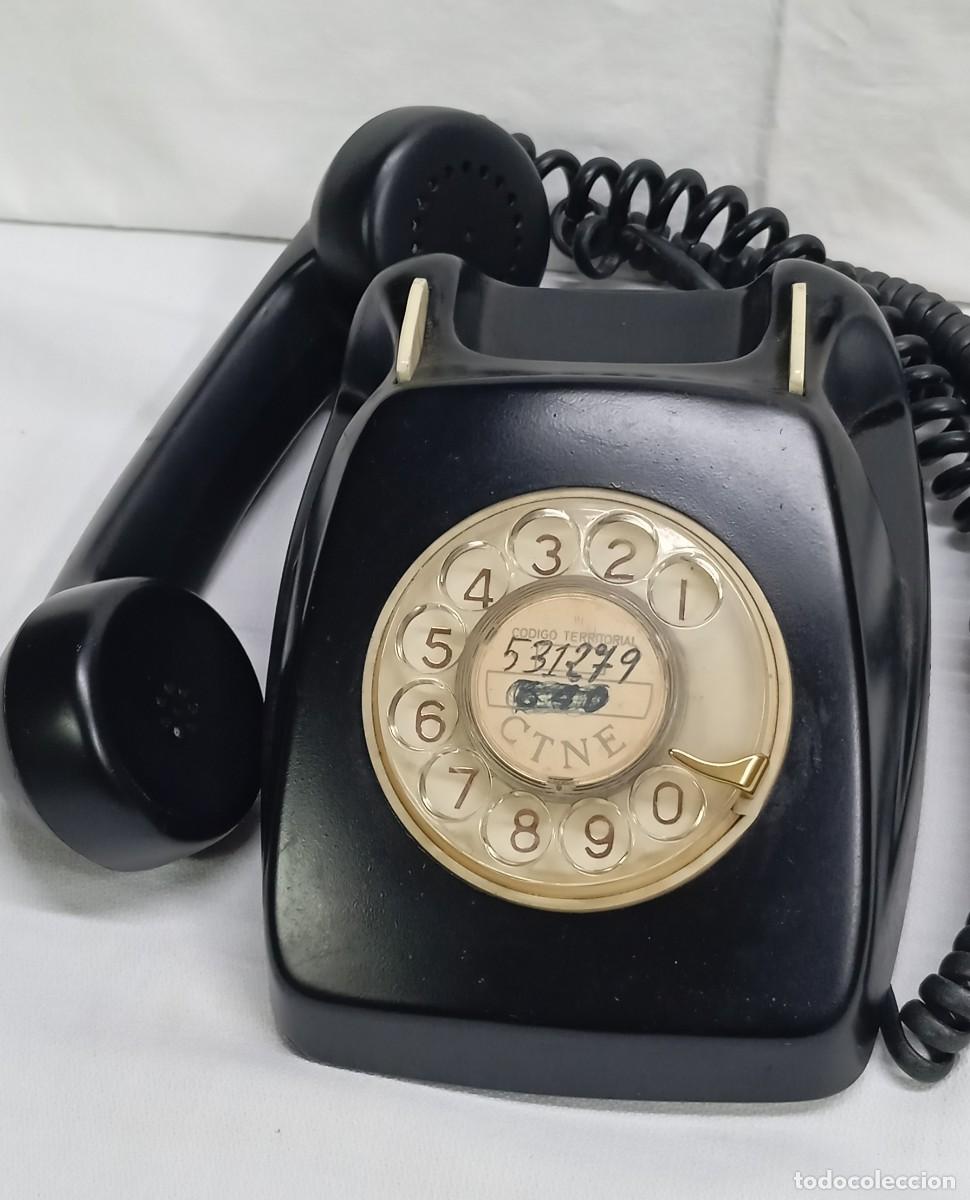 Vintage: Tel&eacute;fono Vintge Negro - Foto 2