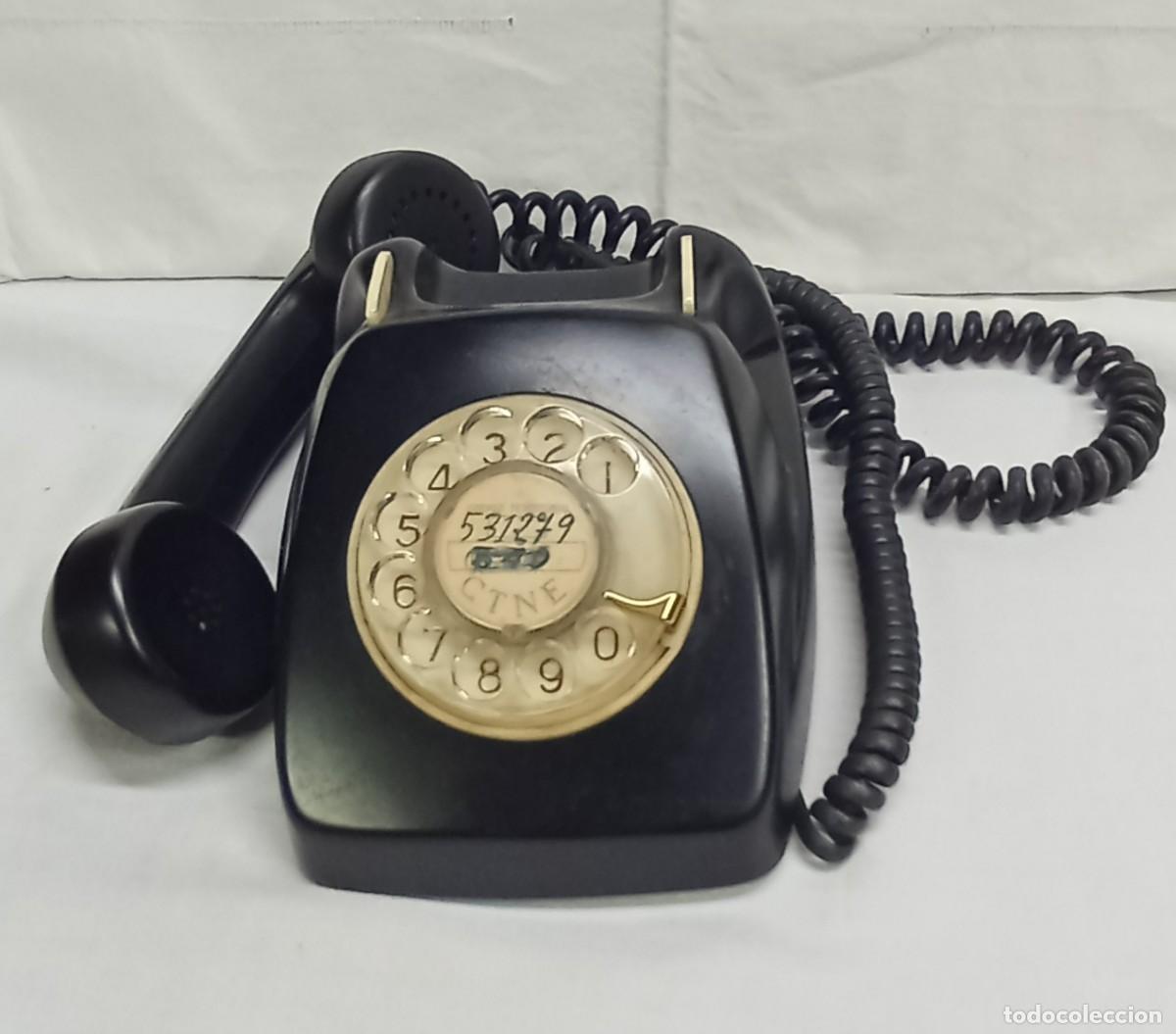 Vintage: Tel&eacute;fono Vintge Negro - Foto 3