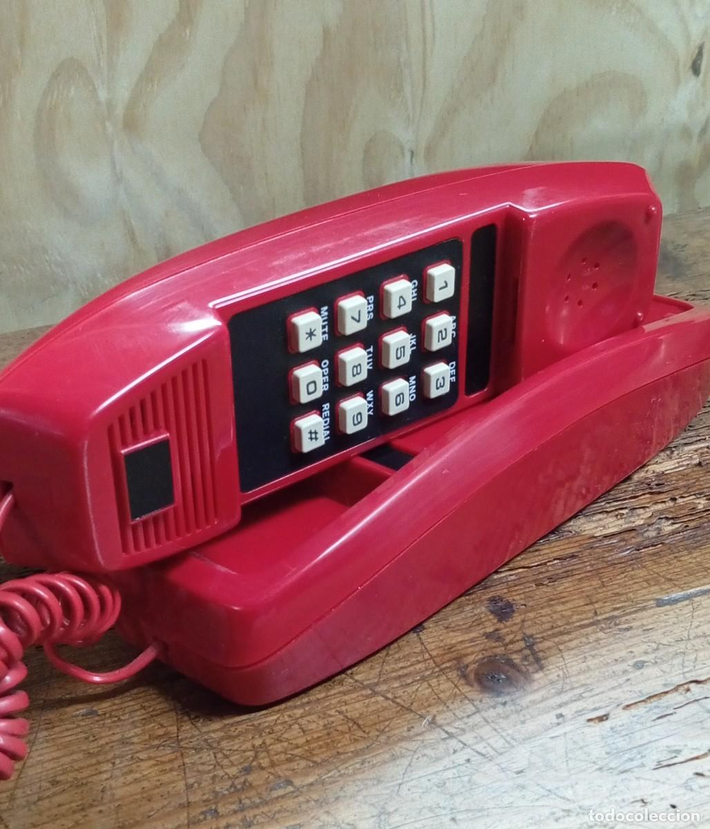 Vintage: TEL&Eacute;FONO VINTAGE ROJO - Foto 2