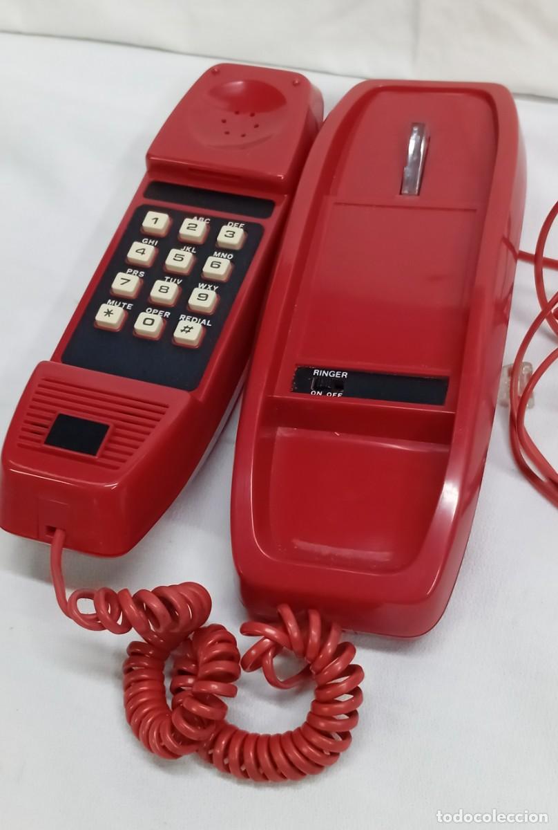 Vintage: TEL&Eacute;FONO VINTAGE ROJO - Foto 3
