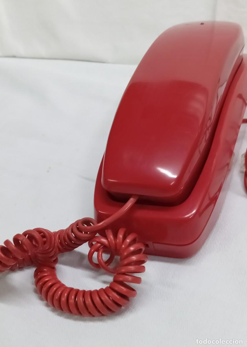 Vintage: TEL&Eacute;FONO VINTAGE ROJO - Foto 4
