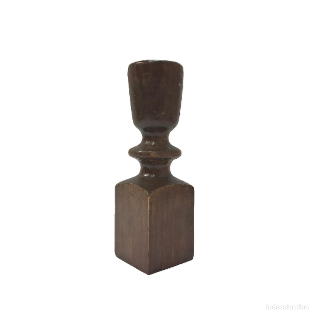 Vintage: Candelabro de madera vintage - Foto 1
