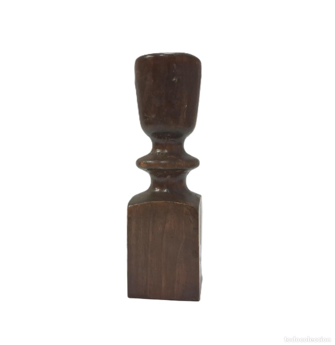 Vintage: Candelabro de madera vintage - Foto 2