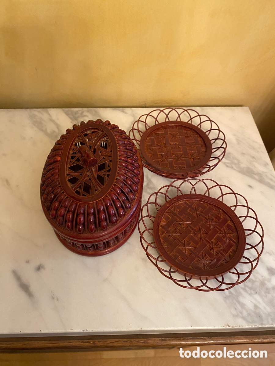 Vintage: Conjunto artesanal decorativo - Foto 4