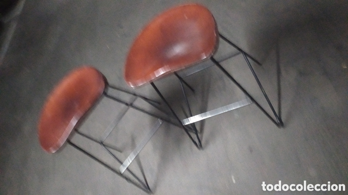 Vintage: Lote de 2 Taburetes Sol&Luna - Foto 2