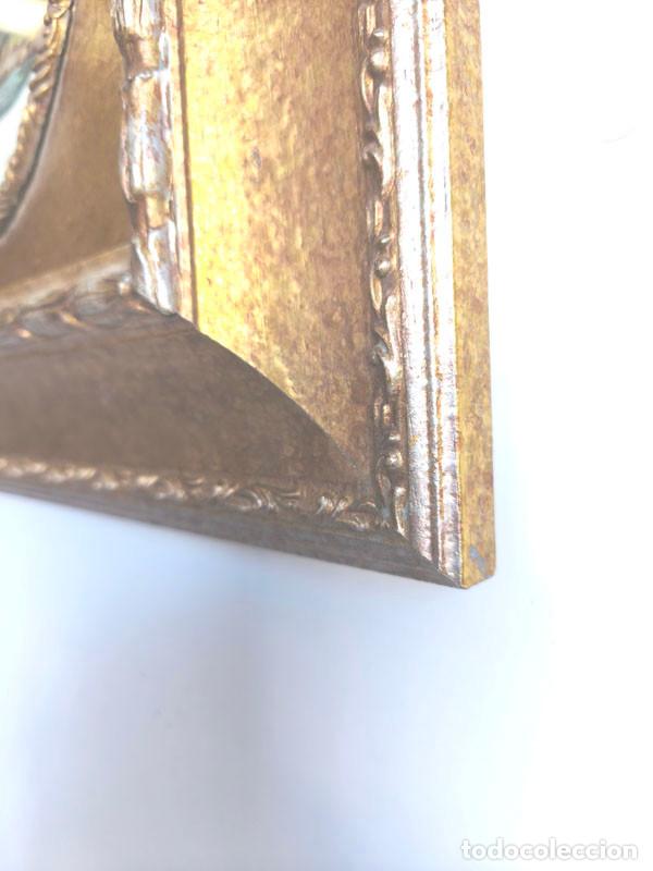 Vintage: CUADRO DE LAMINA Y CRISTAL CON COMPLEMENTO OVALADO - Foto 6