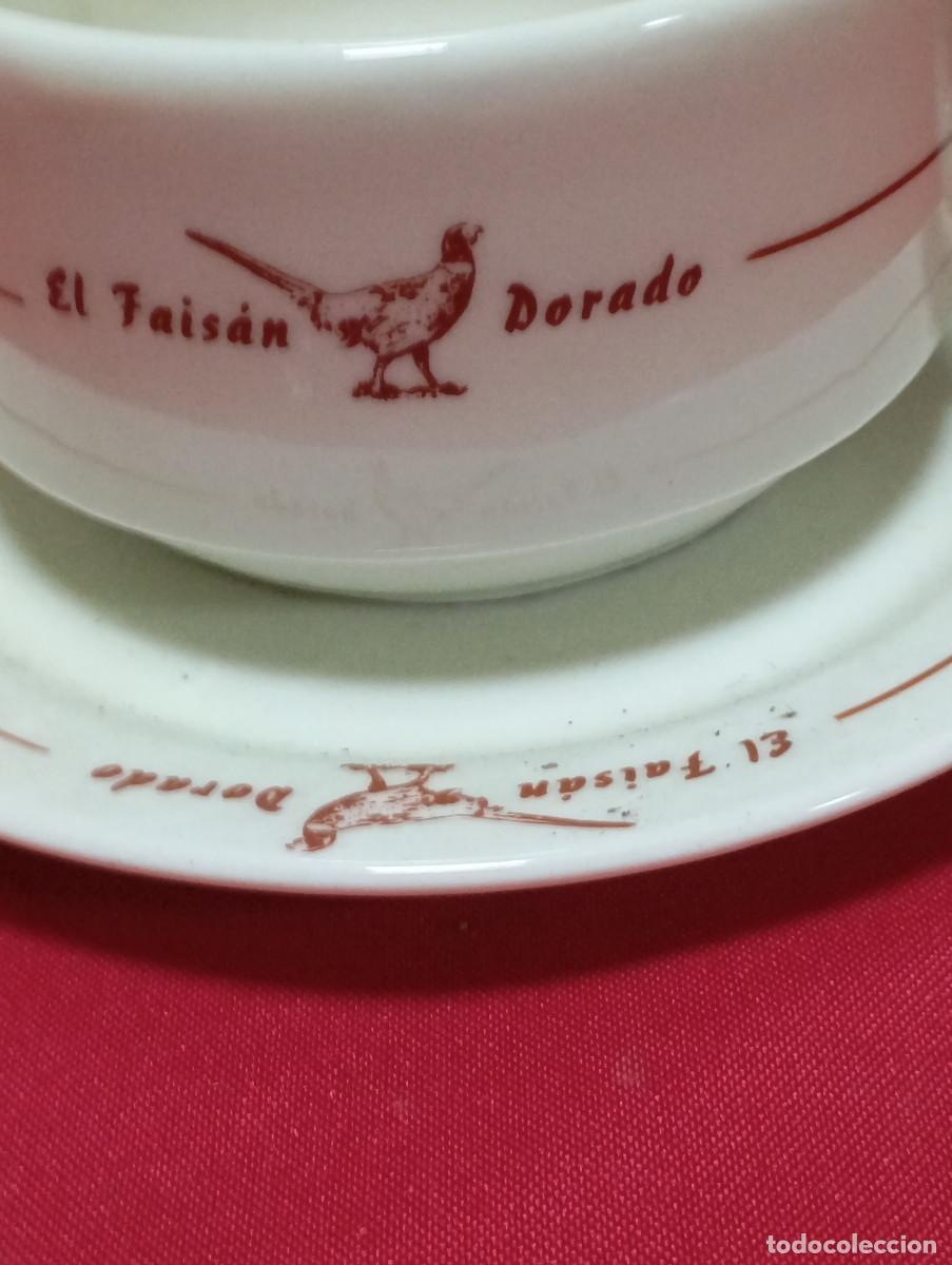 Vintage: tazon y plato de porcelana - Foto 2