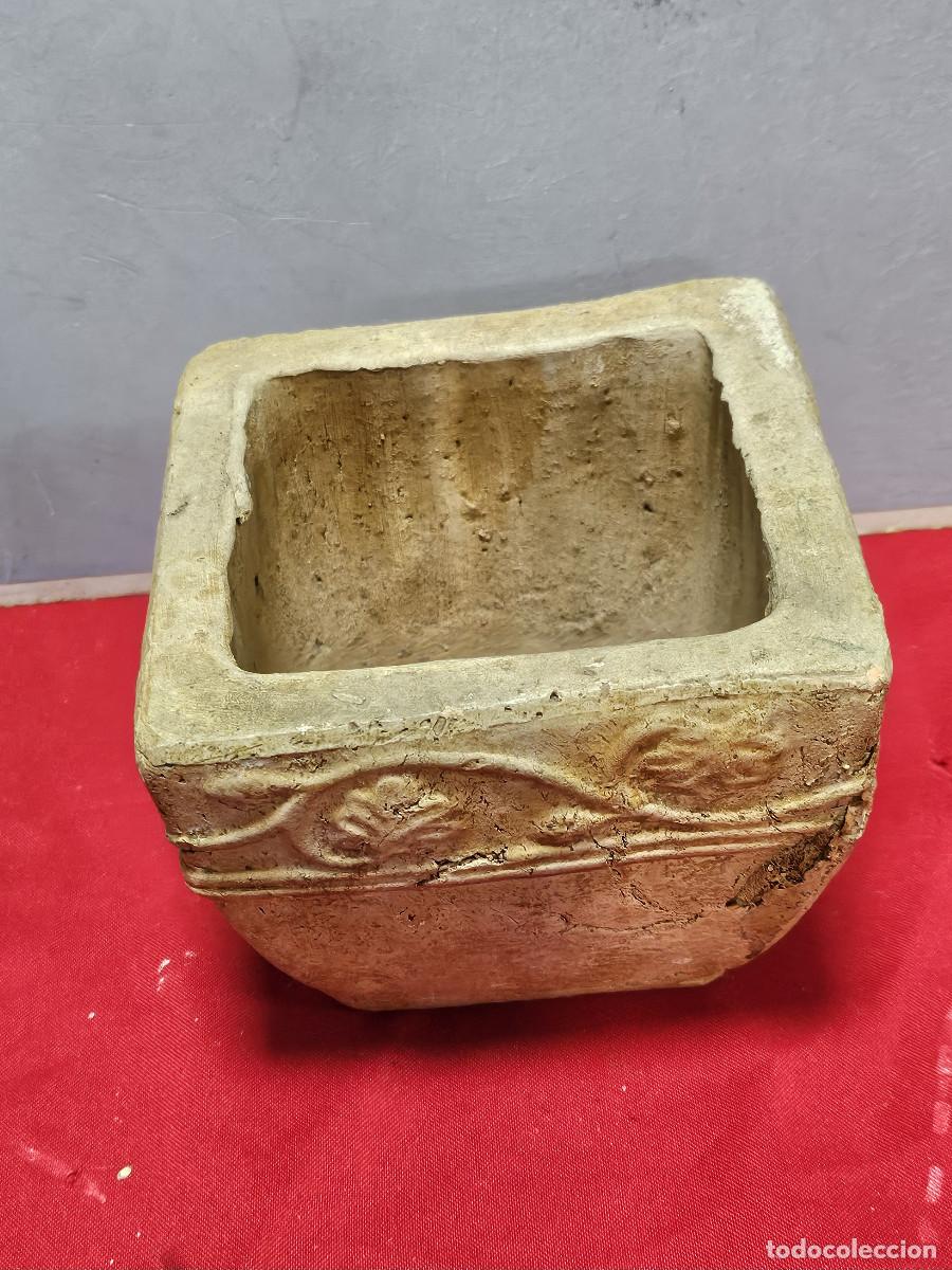 Vintage: maceton de piedra artificial - Foto 4