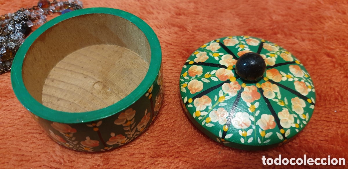 Vintage: Joyero de madera vintage. - Foto 4