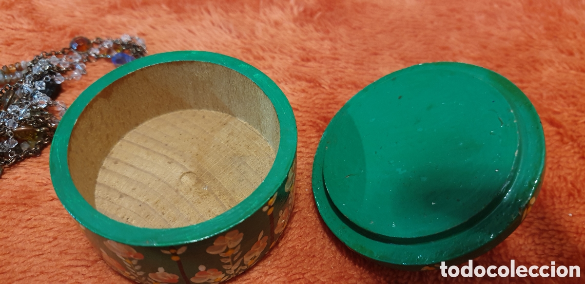 Vintage: Joyero de madera vintage. - Foto 6