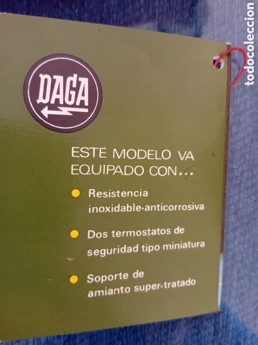 Vintage: ALMOHADILLA ELECTRICA MARCA DAGA - Foto 6