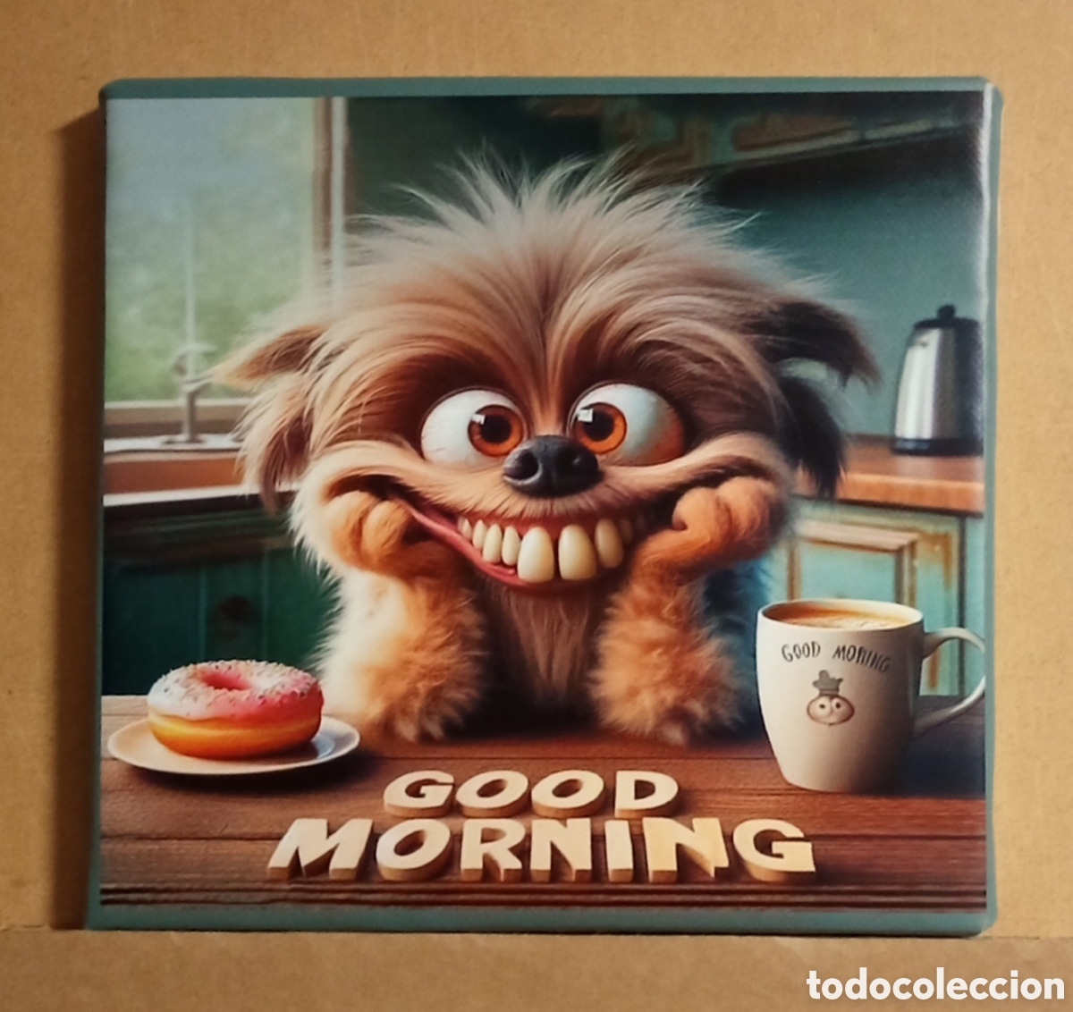 Vintage: Cuadro GOOD MORNING desayuno - Foto 1