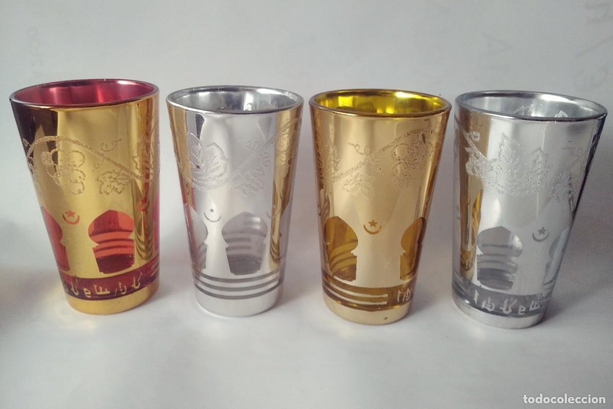 Vintage: Juego de cuatro vasos de t&eacute; - Foto 1