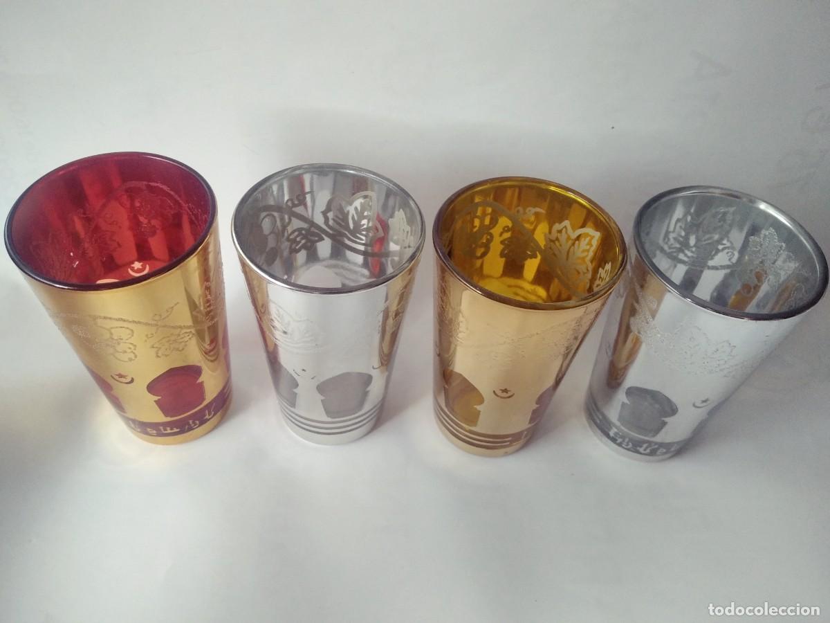Vintage: Juego de cuatro vasos de t&eacute; - Foto 2