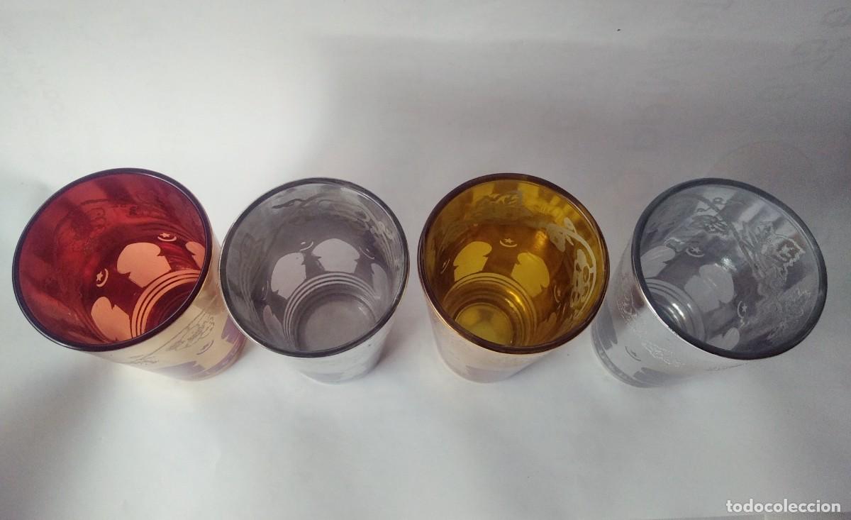 Vintage: Juego de cuatro vasos de t&eacute; - Foto 3