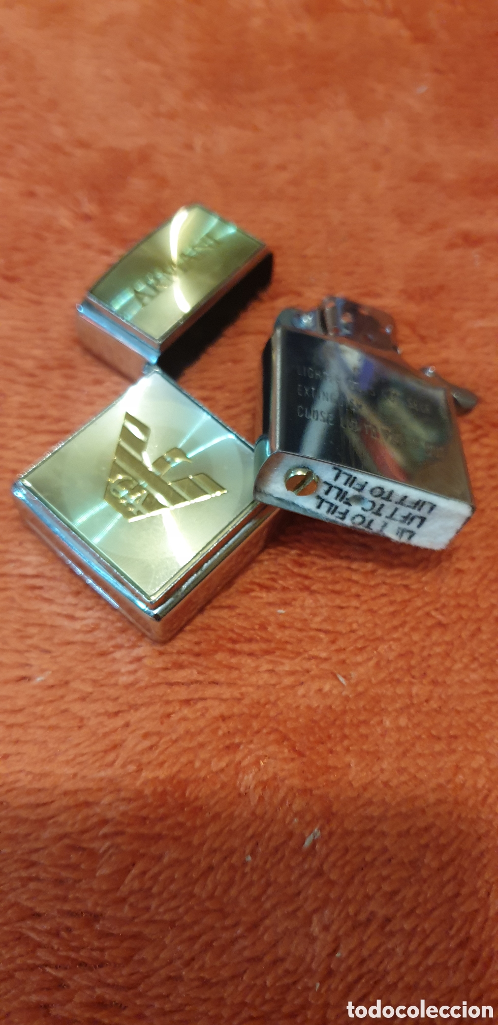 Vintage: Encendedor zippo marca Armani - Foto 7