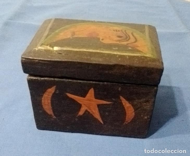 Vintage: Caja joyero de madera - Foto 2