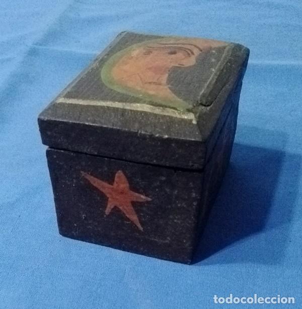 Vintage: Caja joyero de madera - Foto 3
