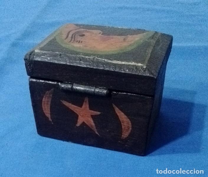 Vintage: Caja joyero de madera - Foto 4
