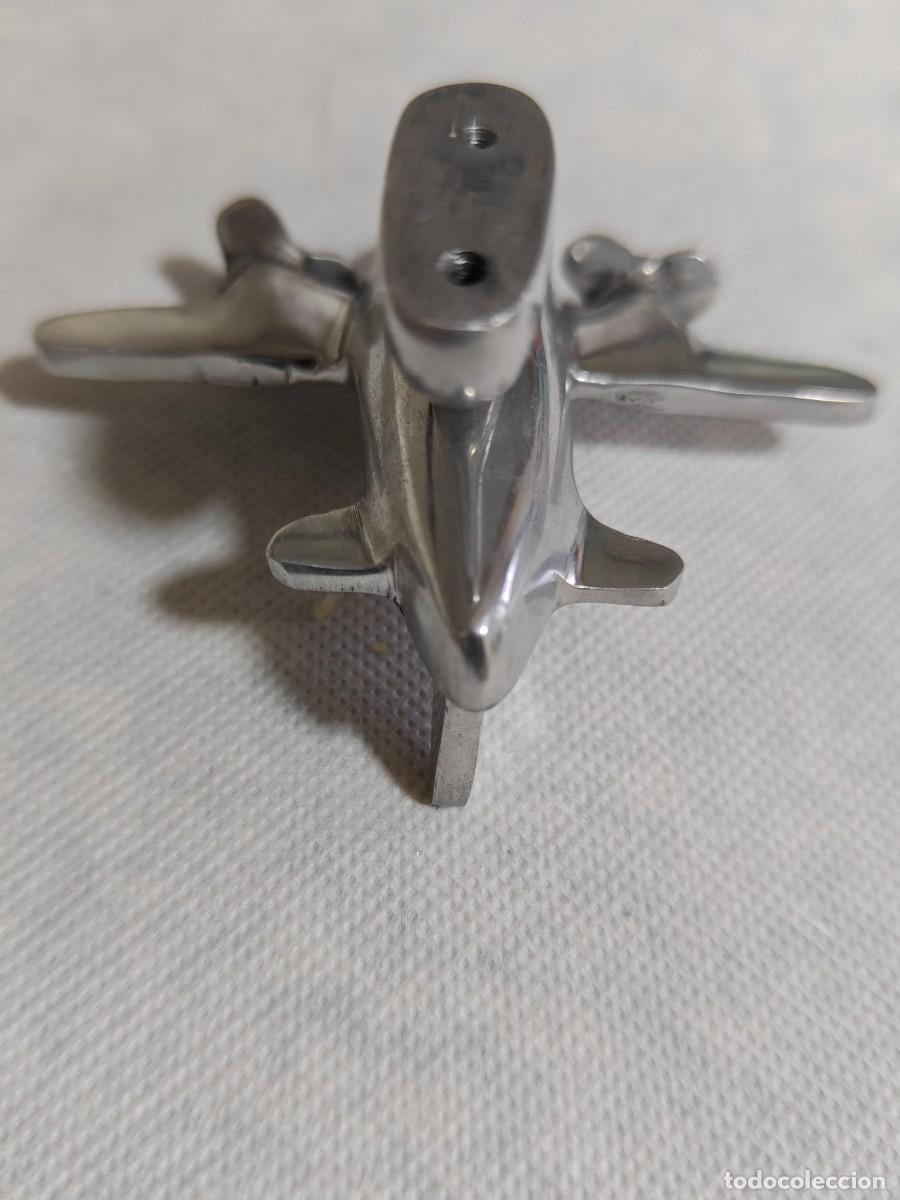 Vintage: Avi&oacute;n Aluminio. Ideal para base similar. - Foto 3