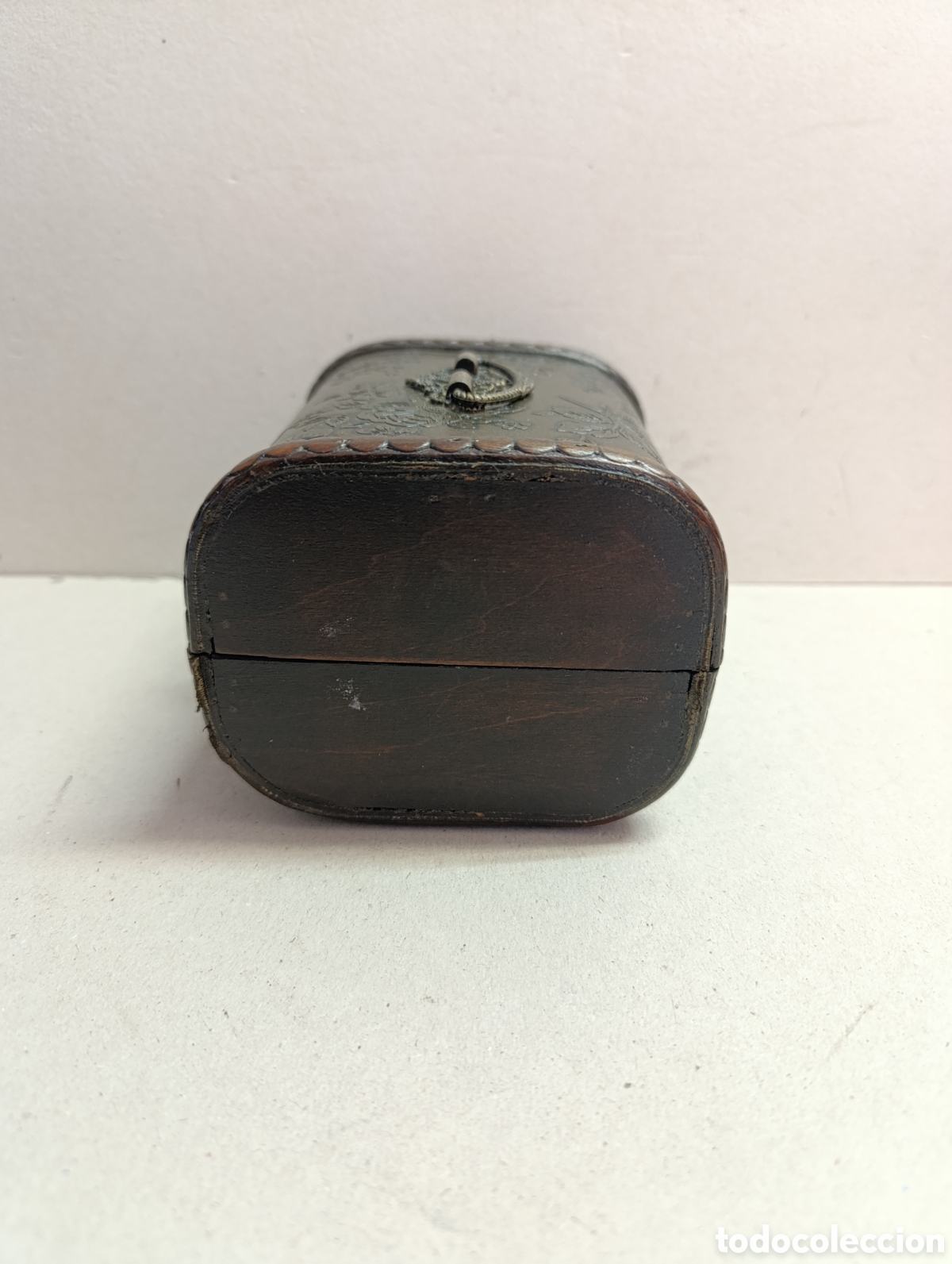 Vintage: CAJA DE MADERA TIPO COFRE. - Foto 4