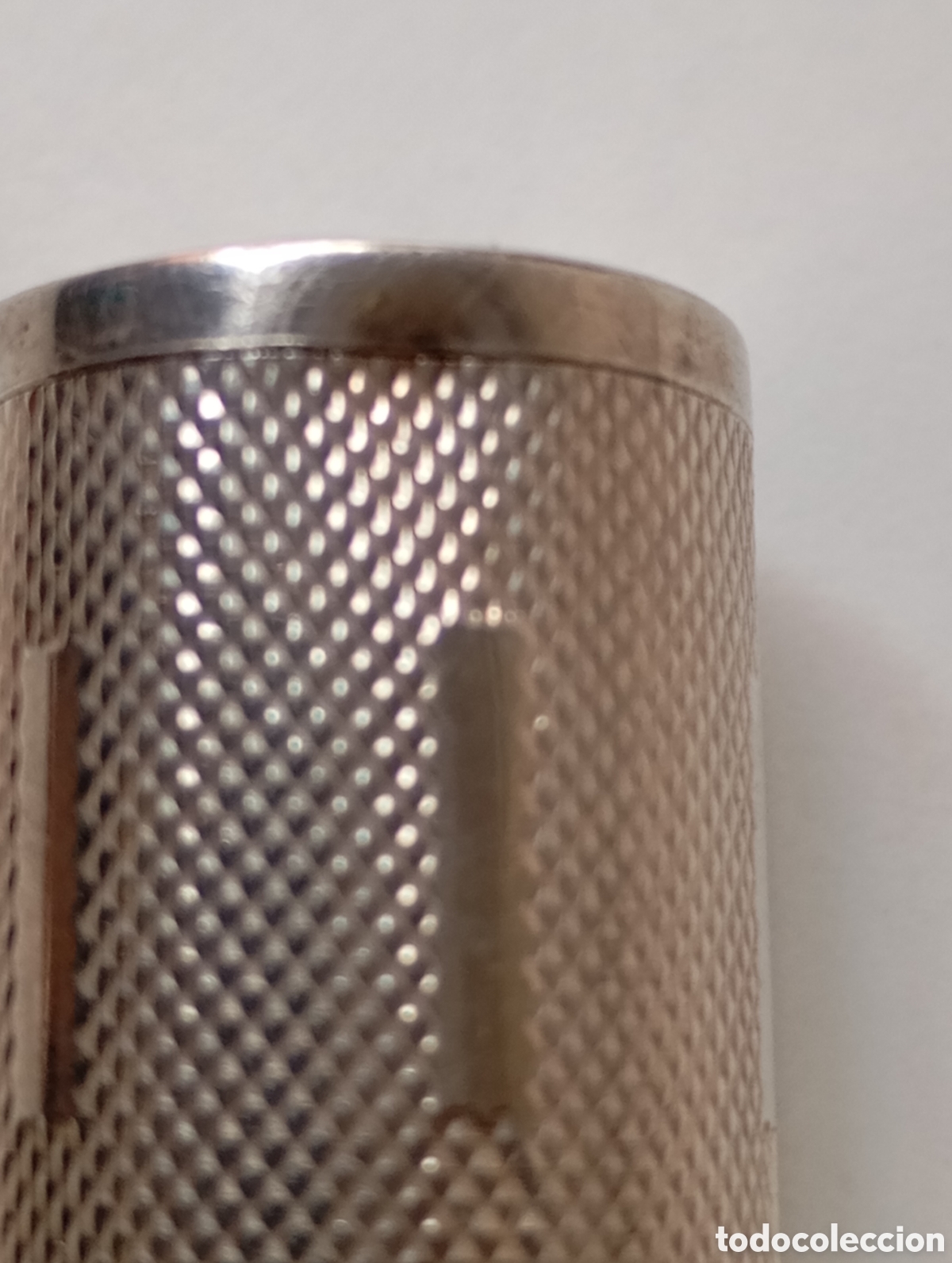 Vintage: Bonito pintalabios en plata. - Foto 8