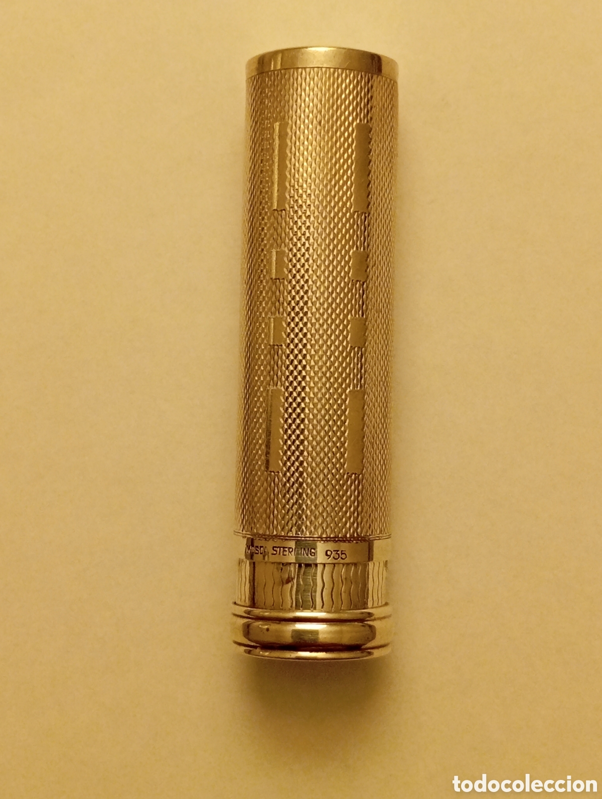 Vintage: Bonito pintalabios en plata. - Foto 1