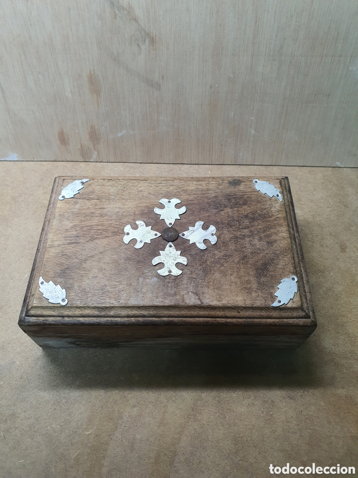 Vintage: Caja antigua de madera - Foto 1
